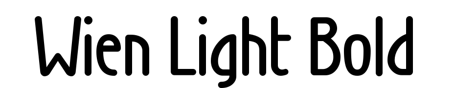 Wien Light Bold cкачати шрифт безкоштовно